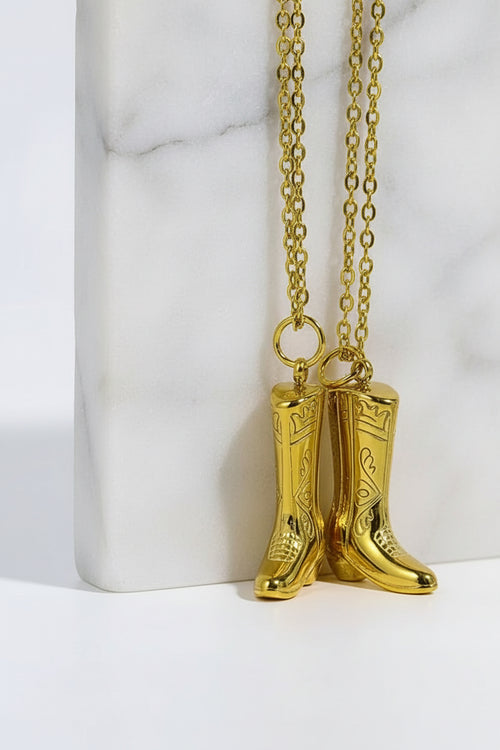 The Cowgirl Boot Necklace