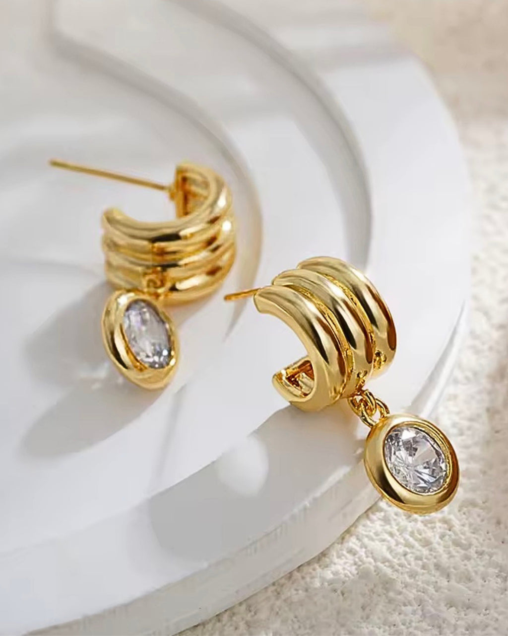 The Three Drop Earrings
