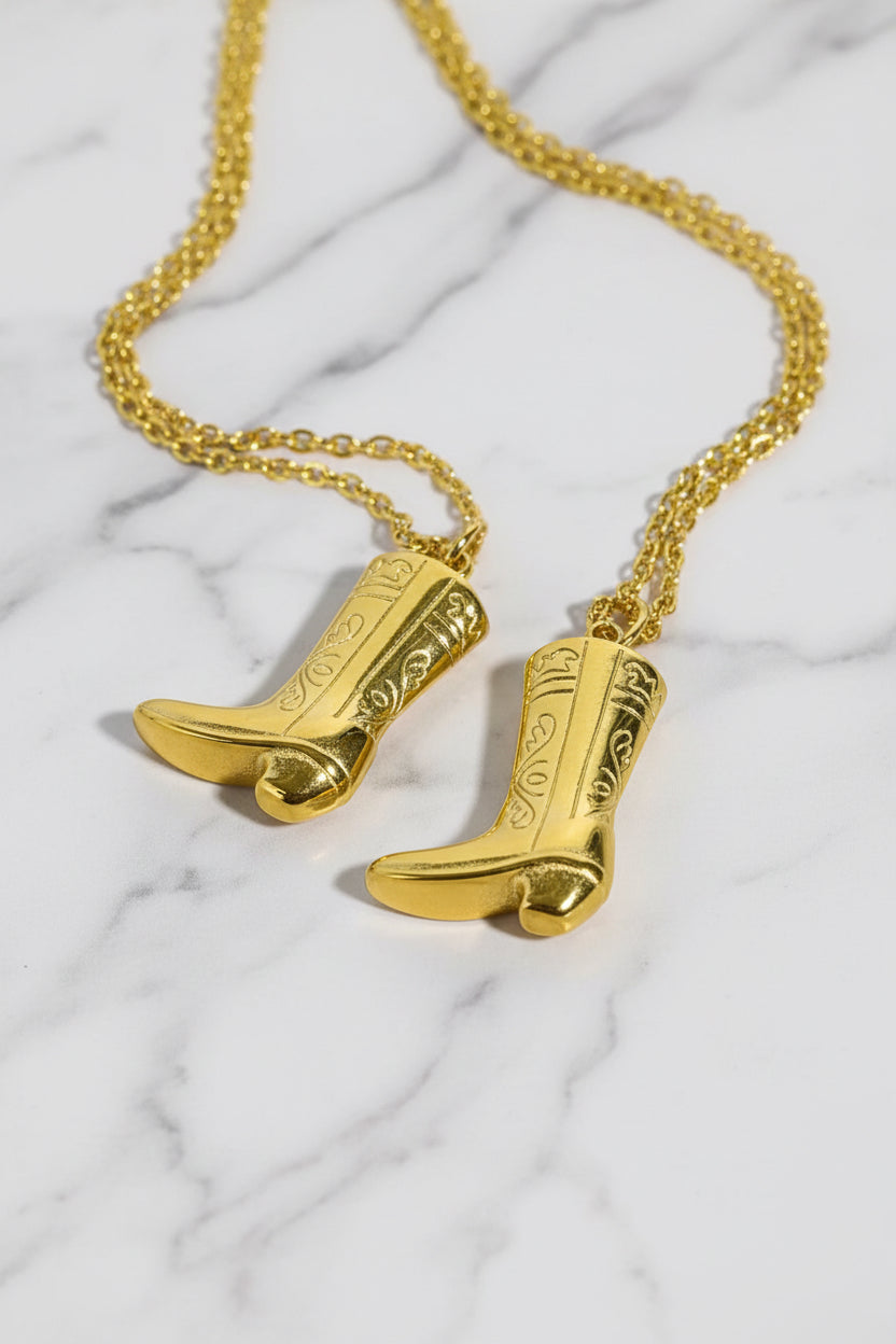 The Cowgirl Boot Necklace
