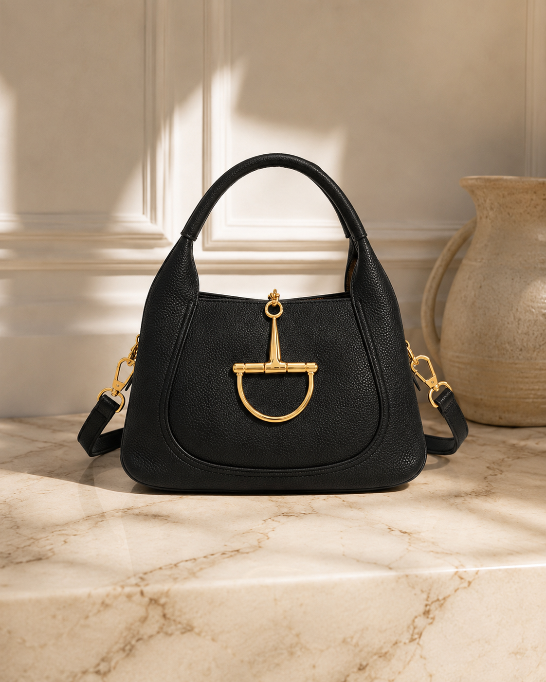 The Horse Bit Top Handle Shoulder Bag
