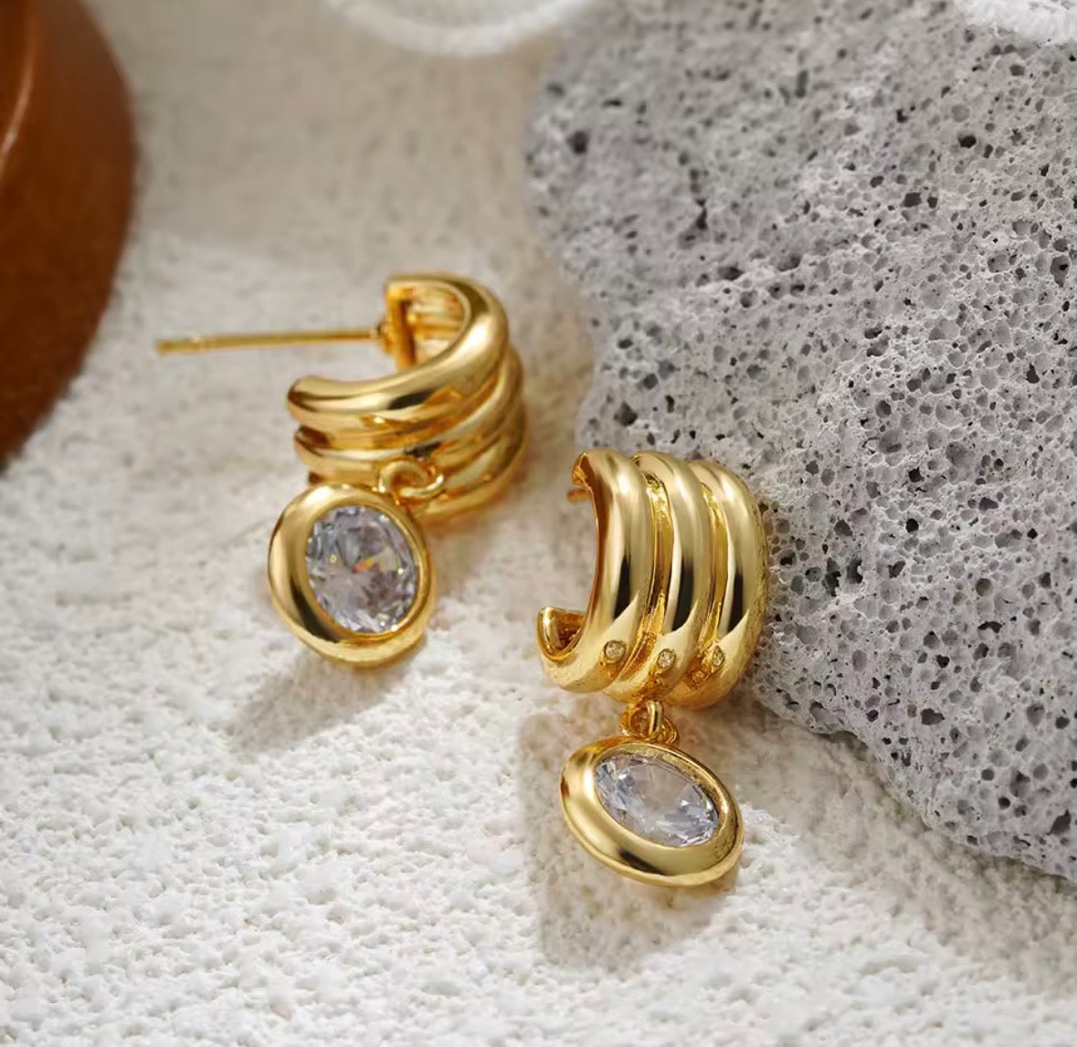 The Three Drop Earrings