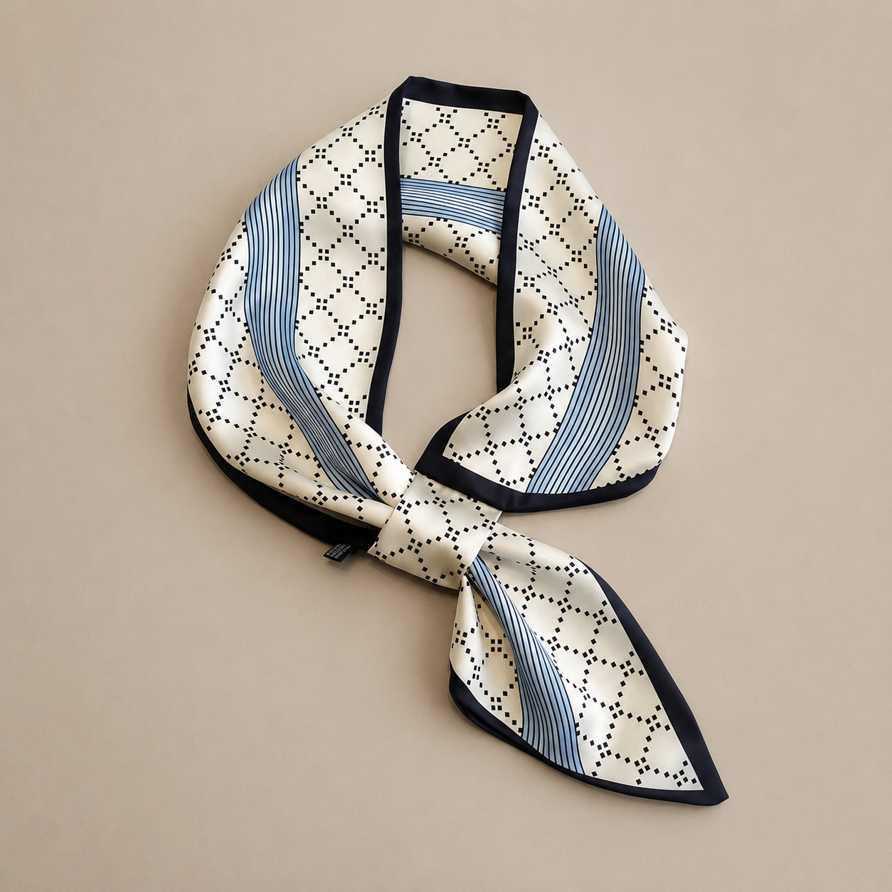 Women's equestrian neck tie scarf