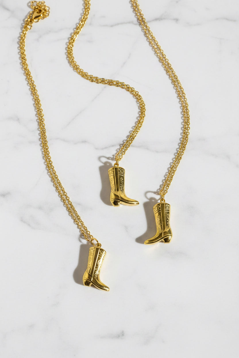 The Cowgirl Boot Necklace