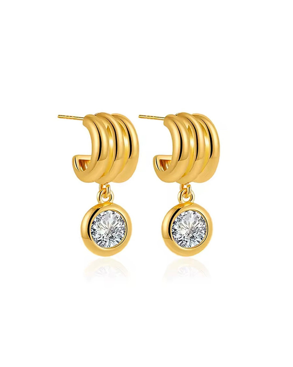 The Three Drop Earrings