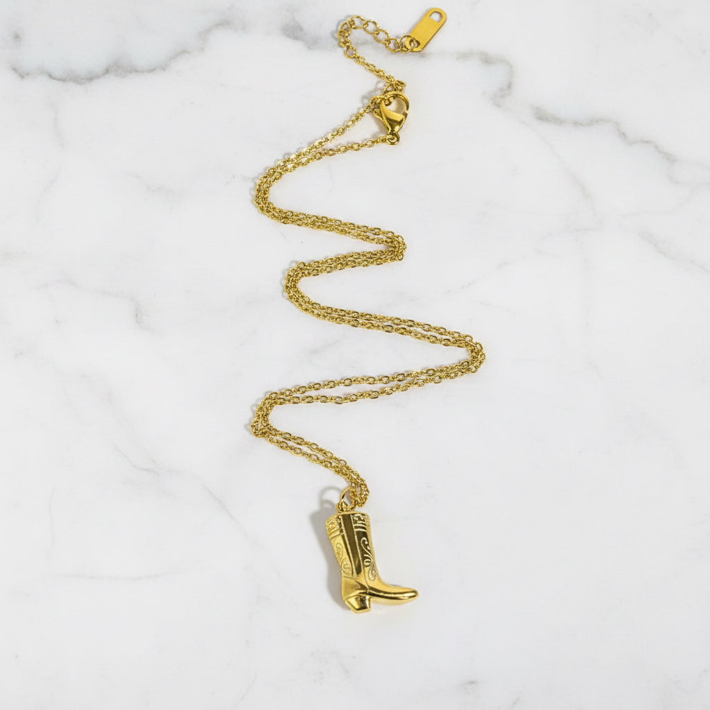 The Cowgirl Boot Necklace