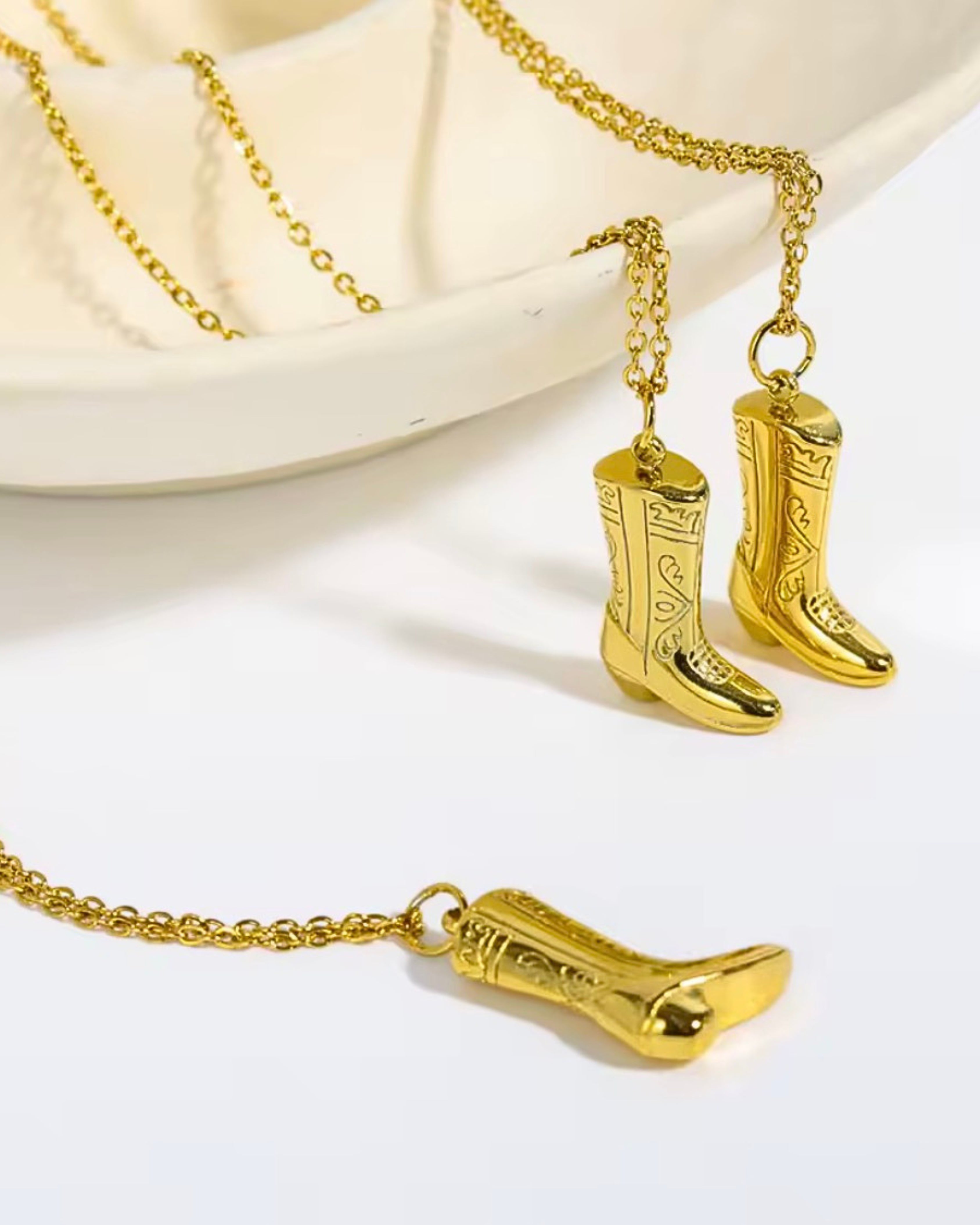 The Cowgirl Boot Necklace