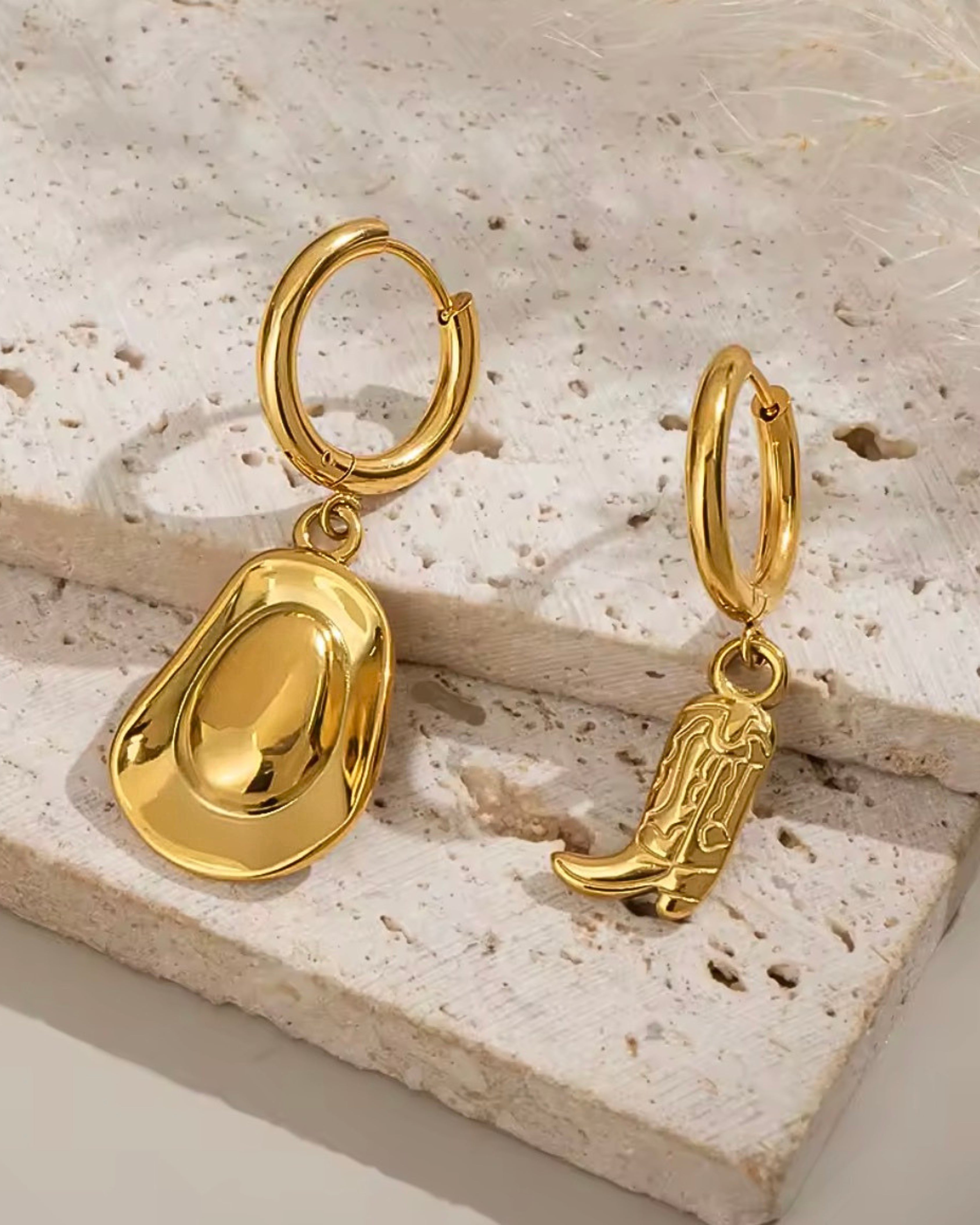 The Cowboy Hat & Boot Earrings