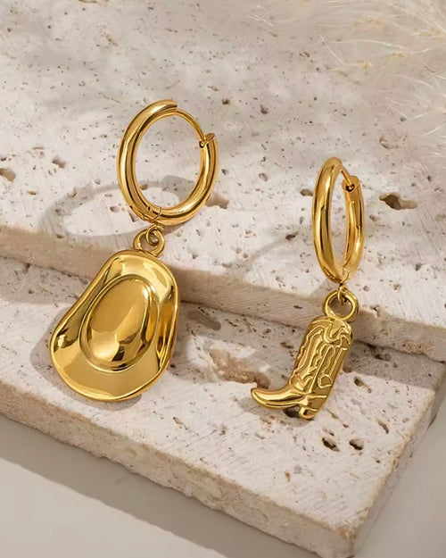 The Cowboy Hat & Boot Earrings