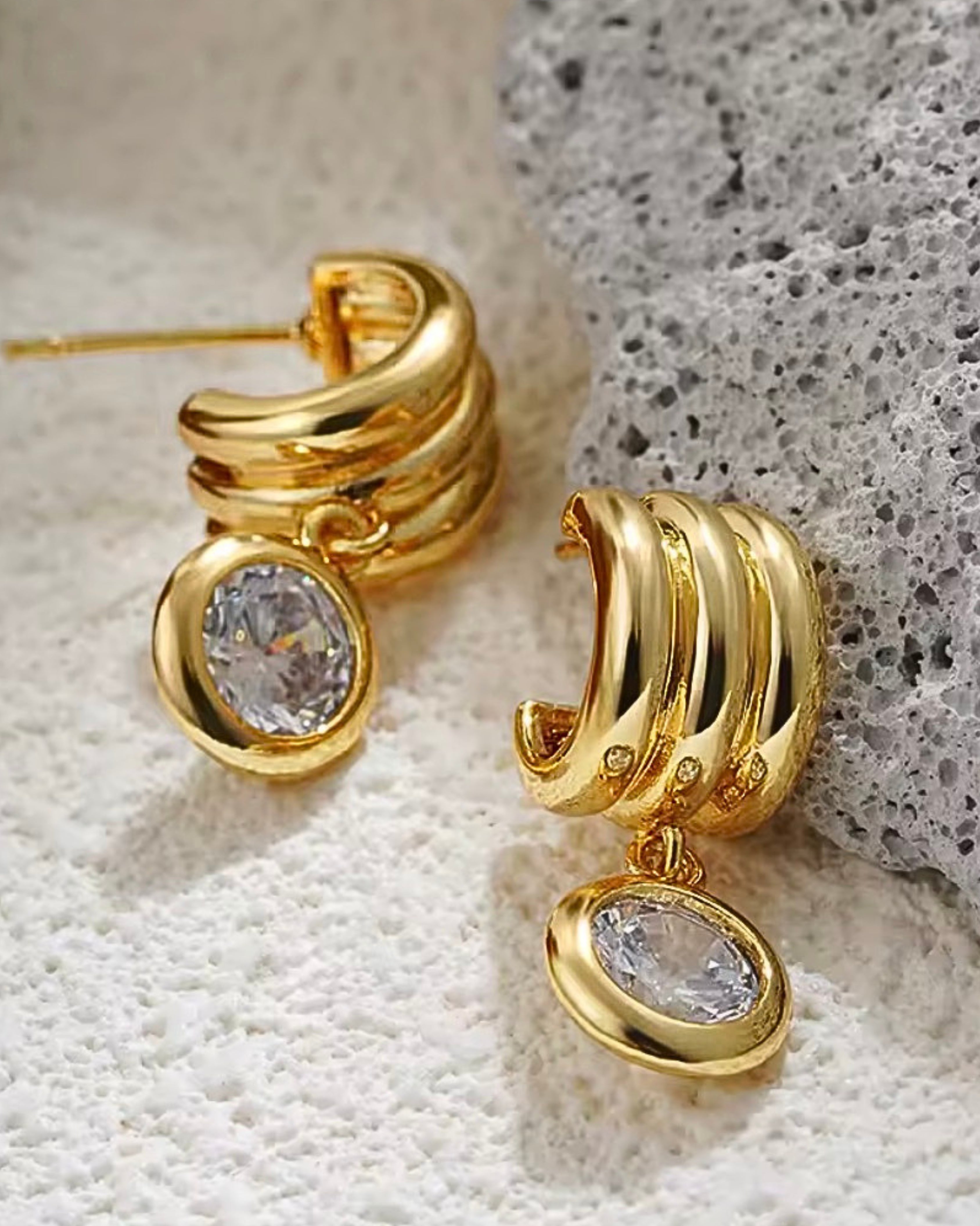 The Three Drop Earrings