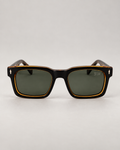 Saddle House Classic black and cognac acetate polarized sunglasses